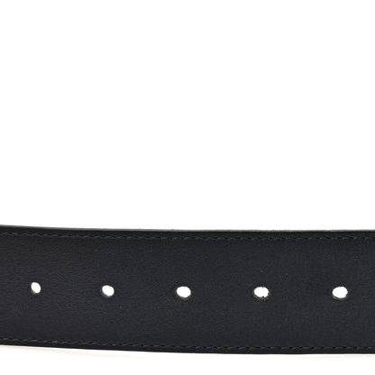 Louis Vuitton Calfskin 40mm LV Tilt Reversible Belt 90 36 Black Navy 3 of 4