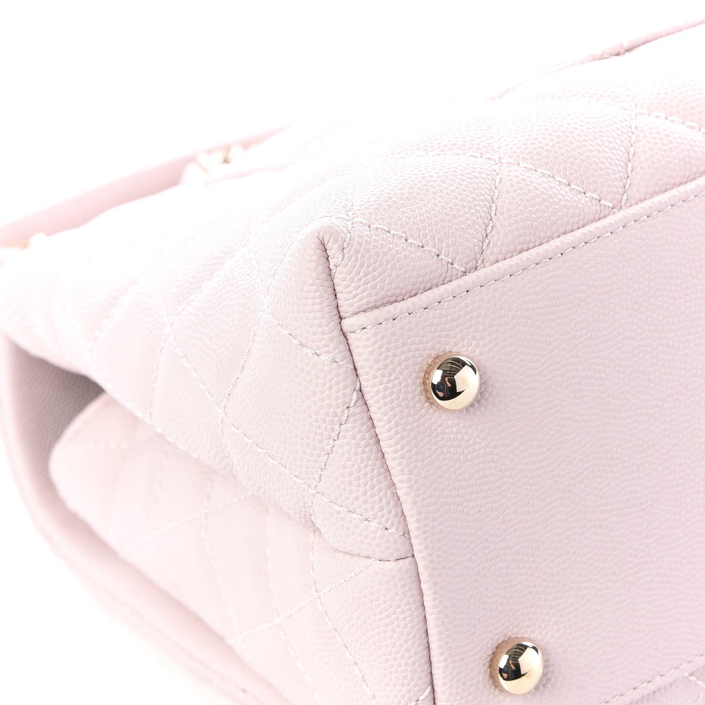 Caviar Quilted Small Coco Handle Flap Lilas Lilac