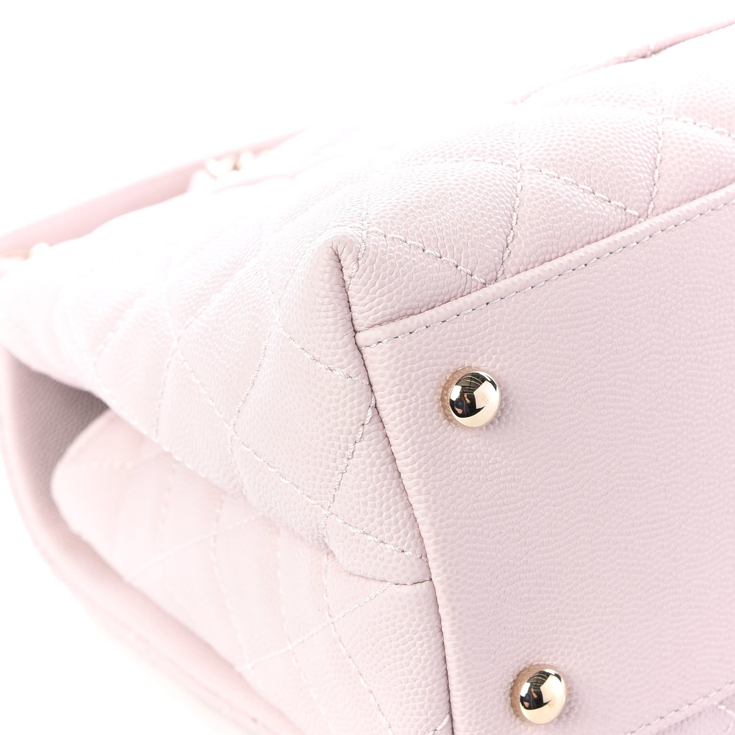 Chanel Caviar Quilted Small Coco Handle Flap Lilas Lilac 7 of 11