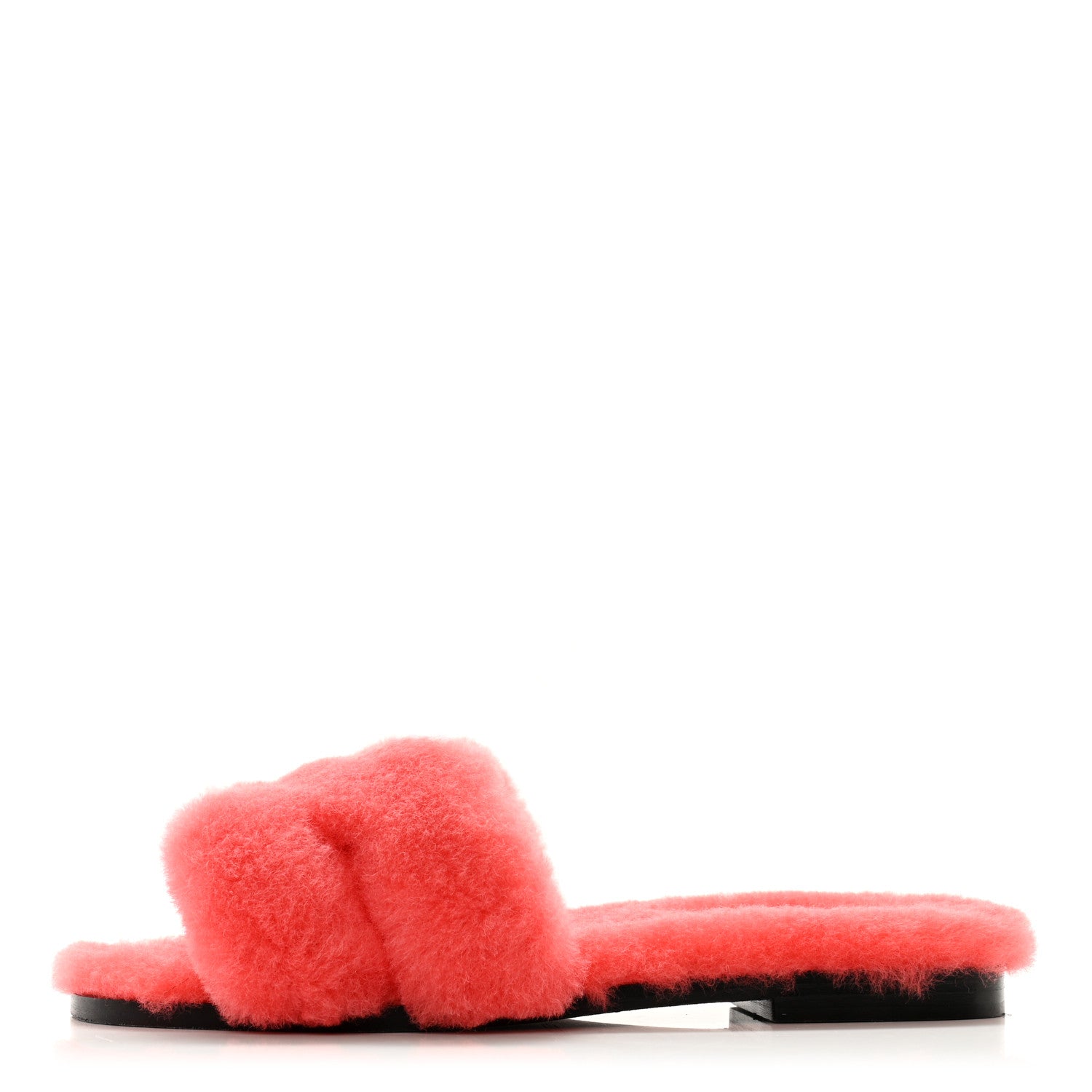 Hermes Woolskin Oran Sandals 36 Rose Du Desert 1 of 8