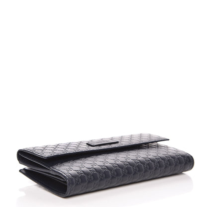 Gucci Microguccissima Continental Flap Wallet Navy 4 of 9