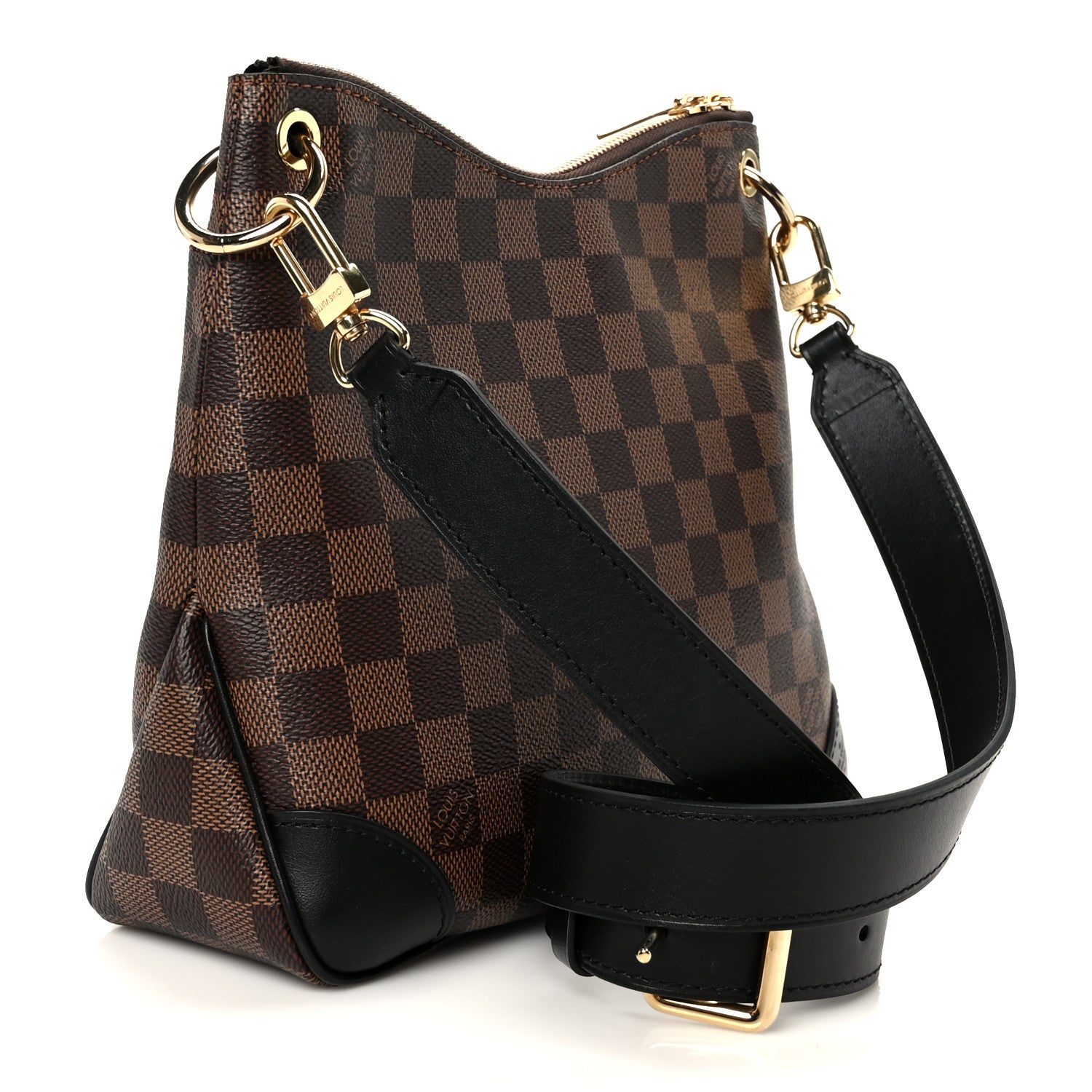 Louis Vuitton Damier Ebene Odeon PM Black 3 of 9