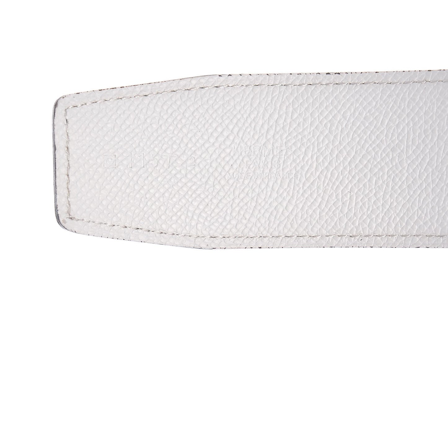 Epsom 42mm Belt Strap 115 Colvert Blanc White