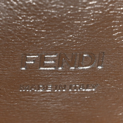 Fendi Vitello Catalan Mirror F is Fendi Small Kan U Shoulder Bag Argento 6 of 20