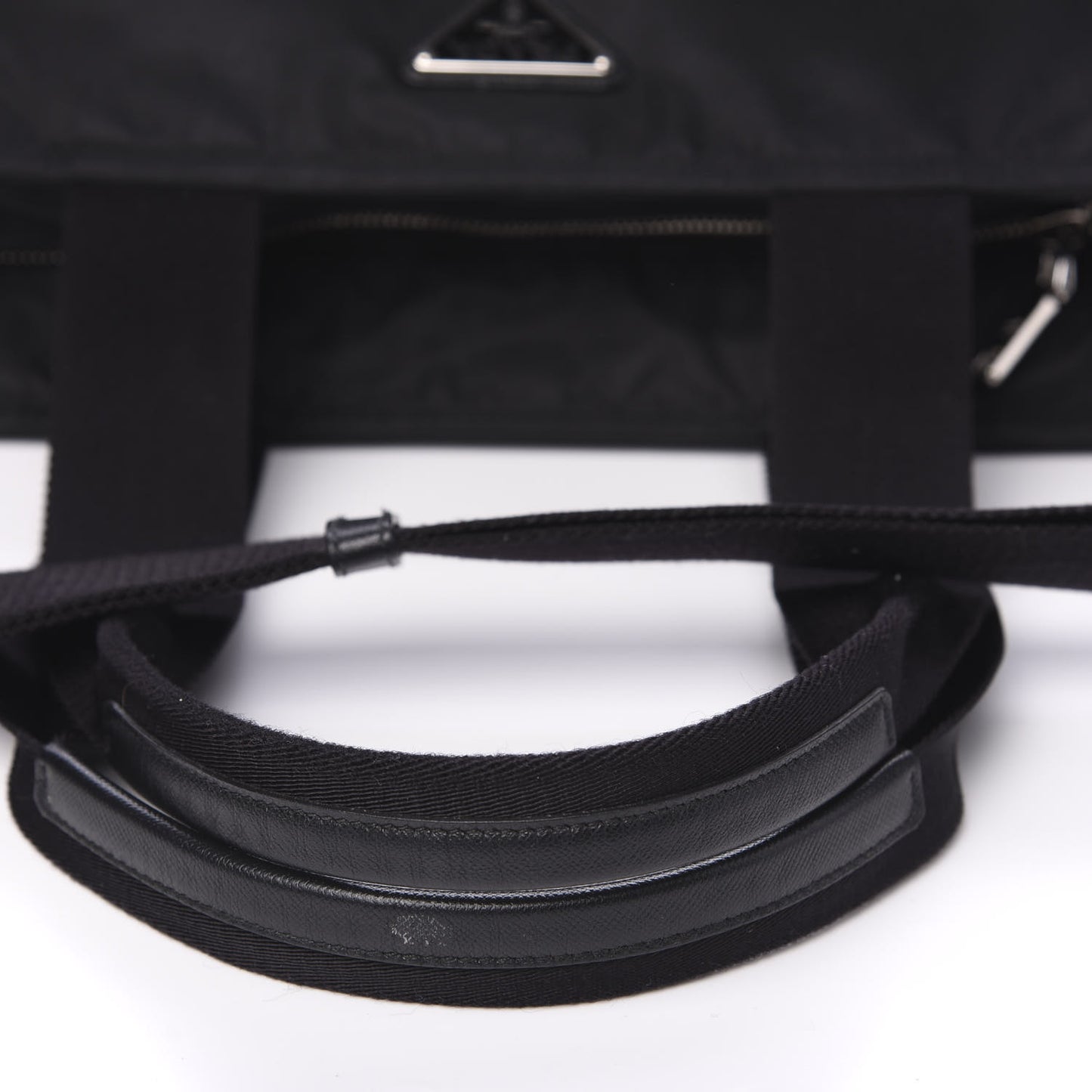 Tessuto Nylon Vela Diaper Bag Black