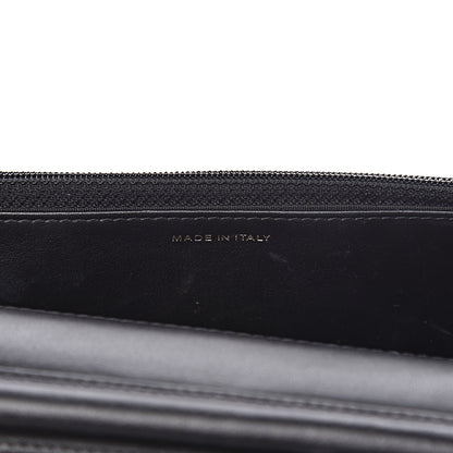 Chanel Caviar Chevron Quilted Boy Wallet On Chain WOC Black 7 of 15