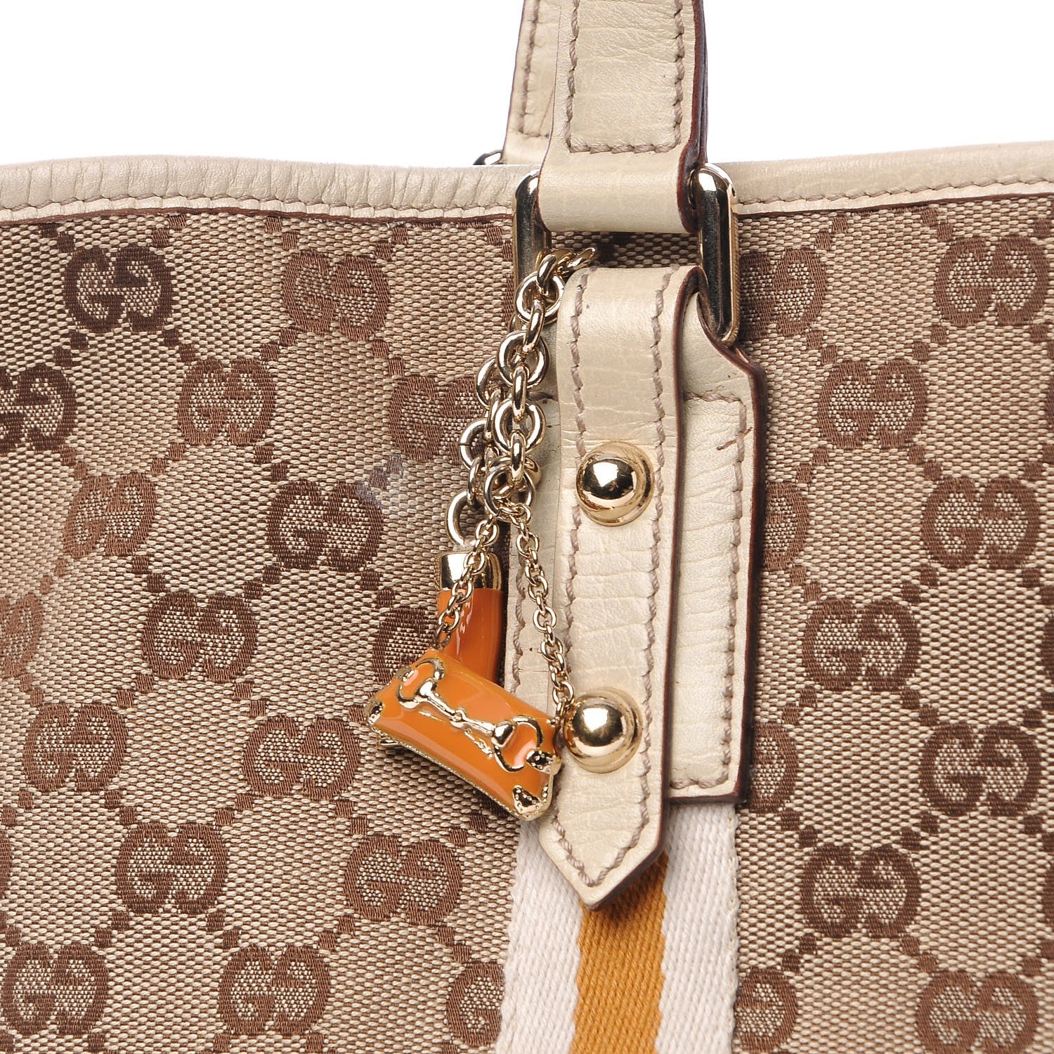 Gucci Monogram Medium Jolicoeur Tote Off White 15 of 18