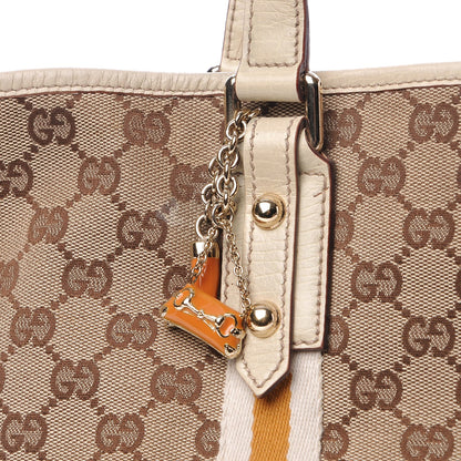 Gucci Monogram Medium Jolicoeur Tote Off White 15 of 18
