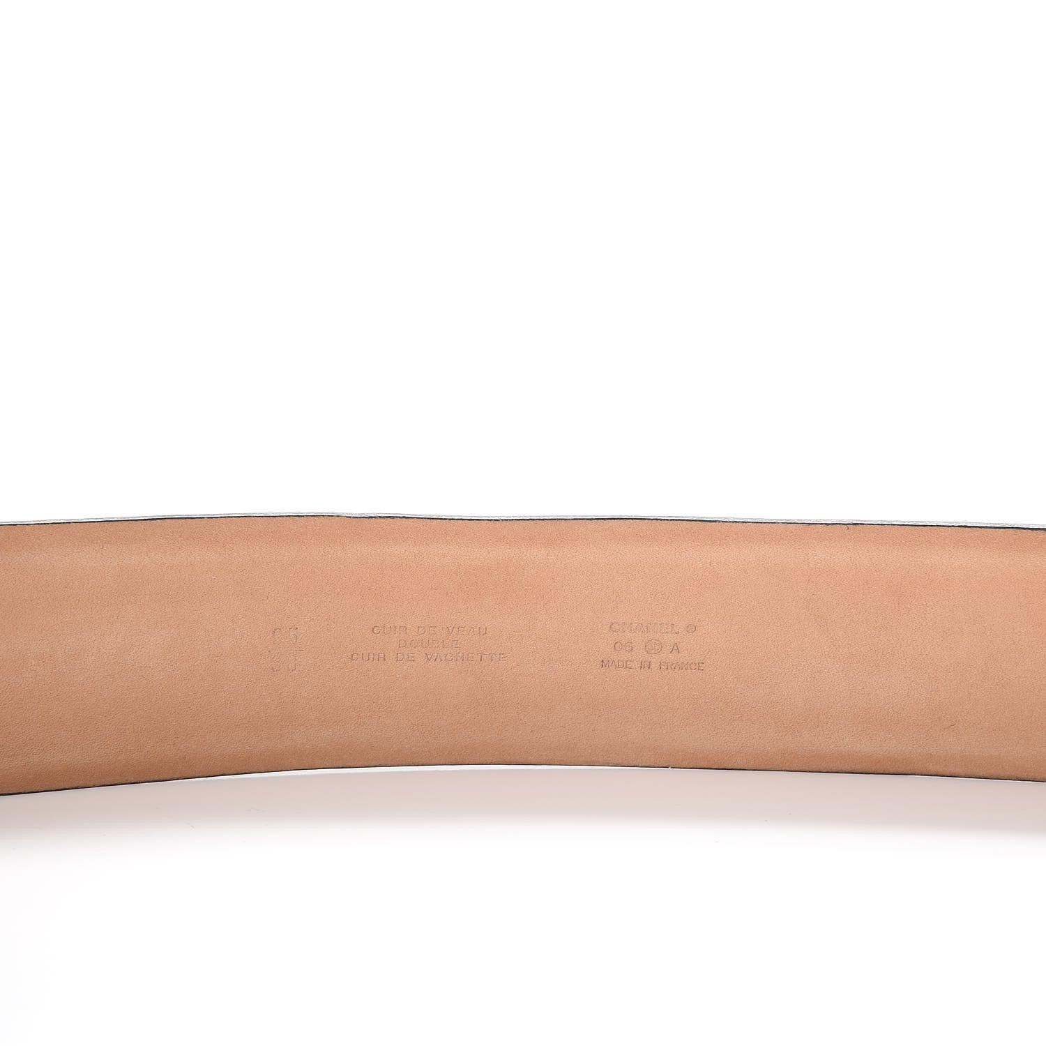Chanel Calfskin CC Belt 95 38 Dark Brown 5 of 9