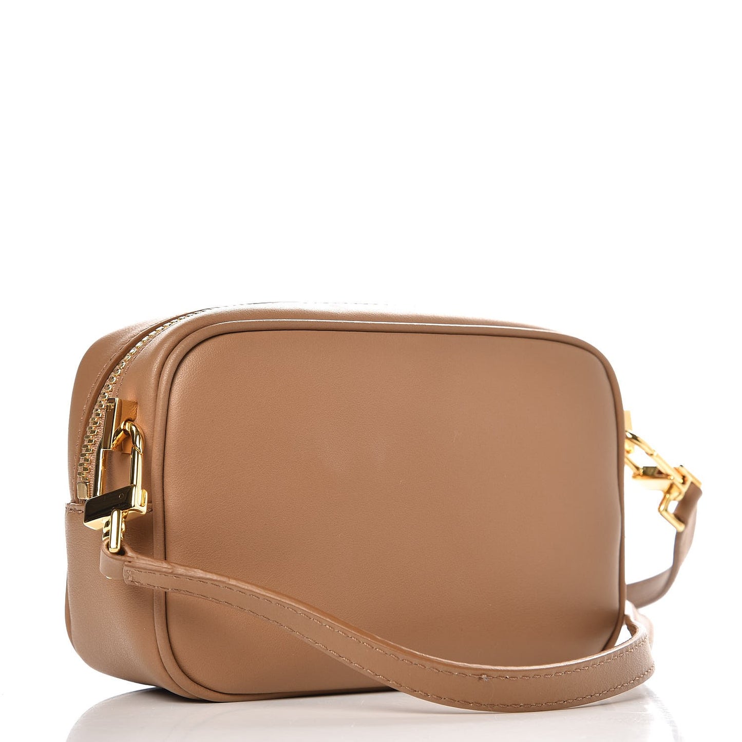 Calfskin Camera Crossbody Sandstone