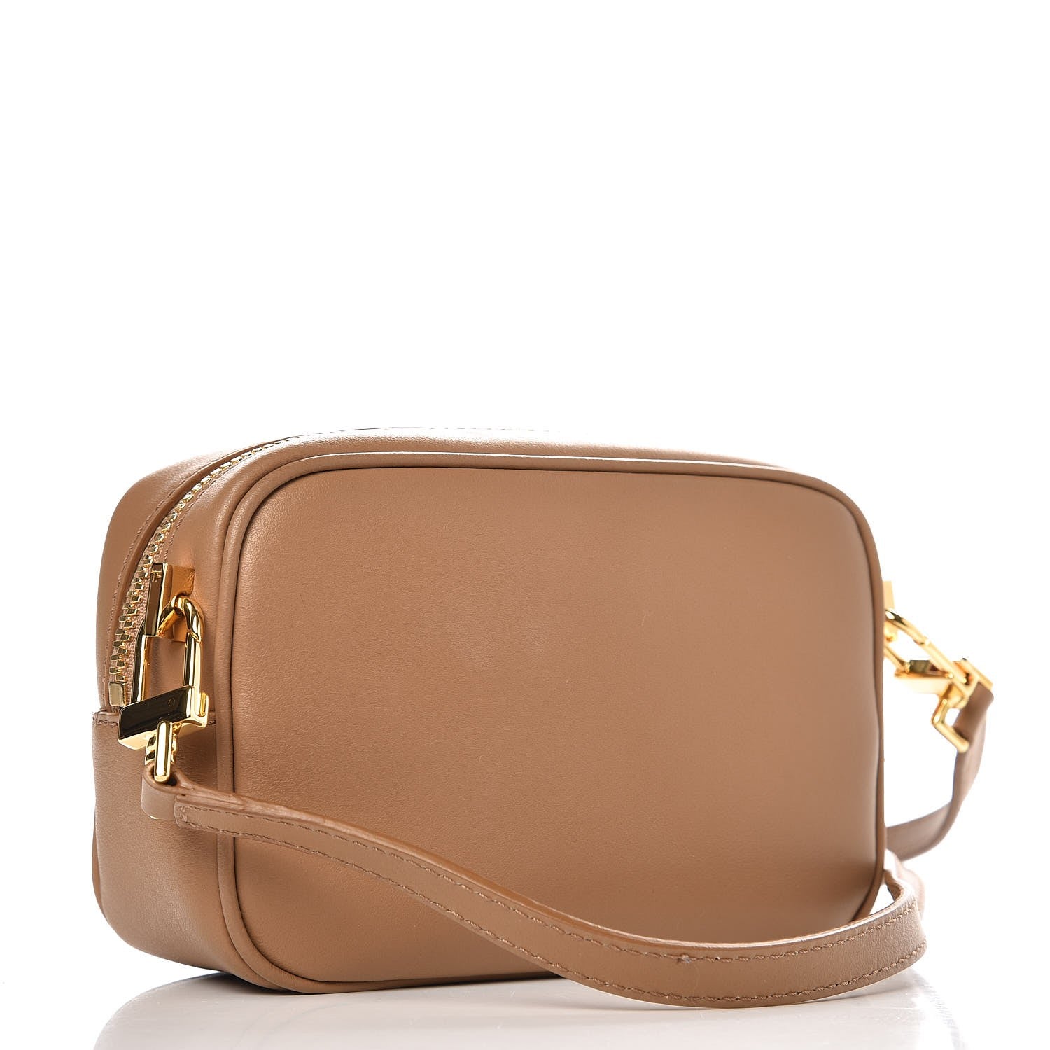 Tom Ford Calfskin Camera Crossbody Sandstone 3 of 7
