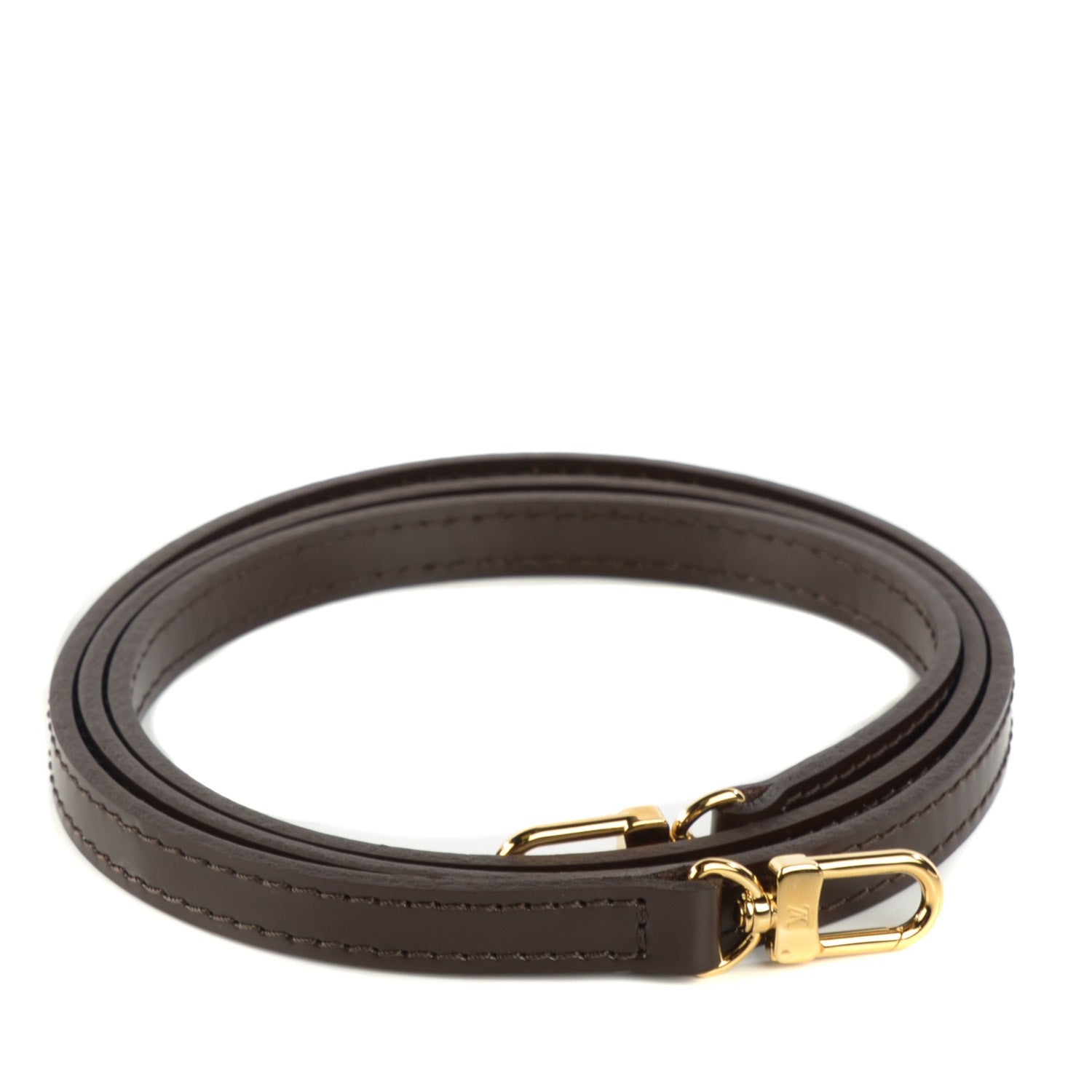 Louis Vuitton Calfskin Shoulder Strap Brown 1 of 5