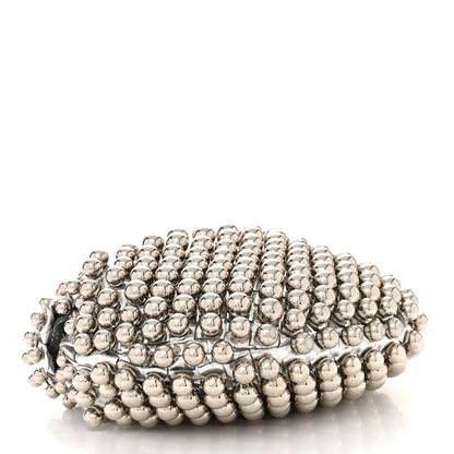 Bottega Veneta Metallic Nappa Studded Intrecciato Mini Jodie Silver 4 of 12