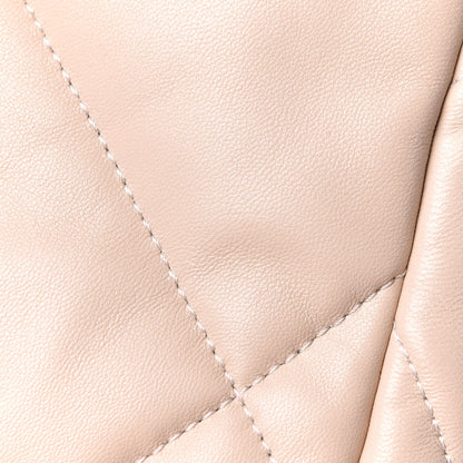 Chanel Lambskin Quilted Medium Chanel 19 Flap Beige 11 of 12