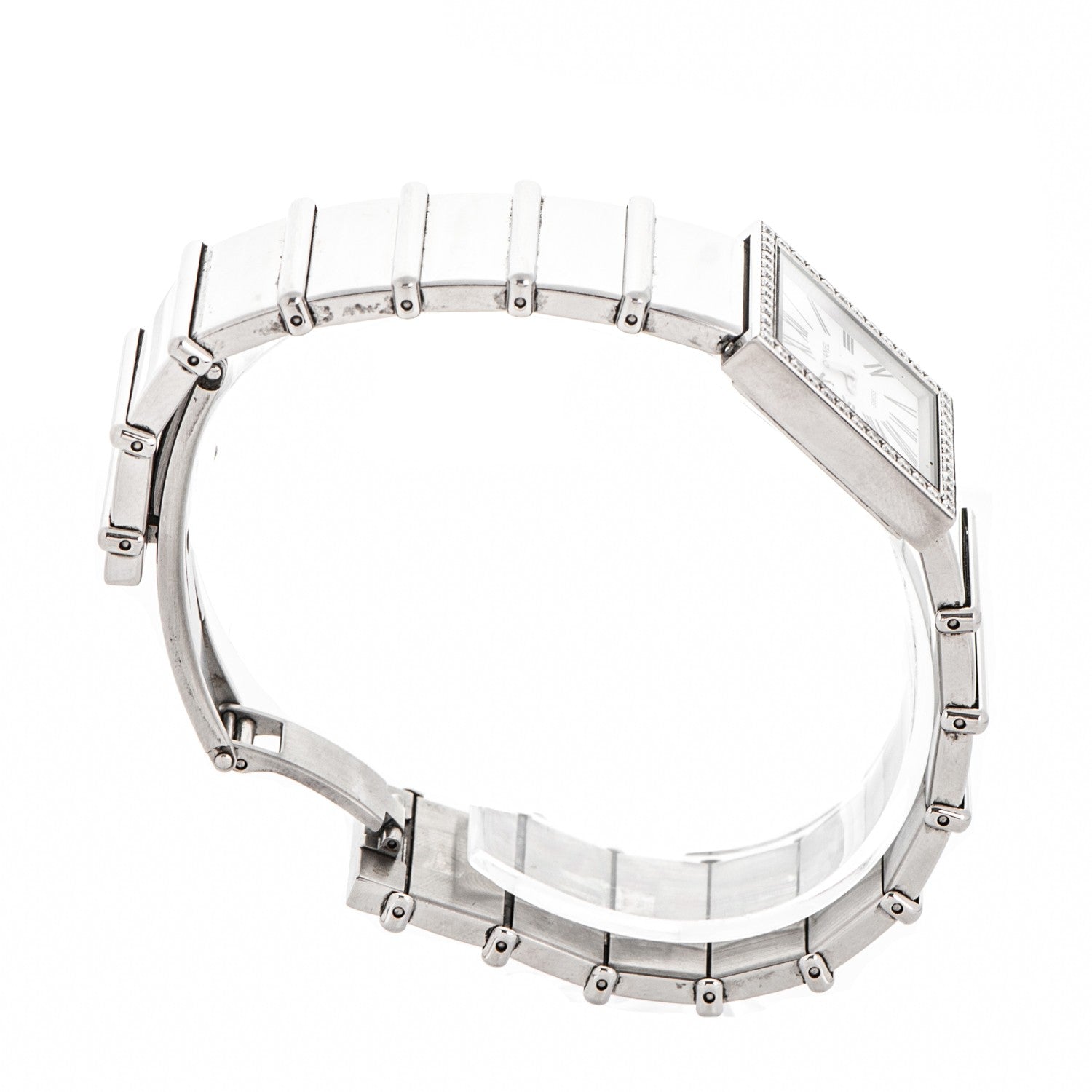 Chanel Stainless Steel Diamond 23mm Mademoiselle Quartz Watch 4 of 8