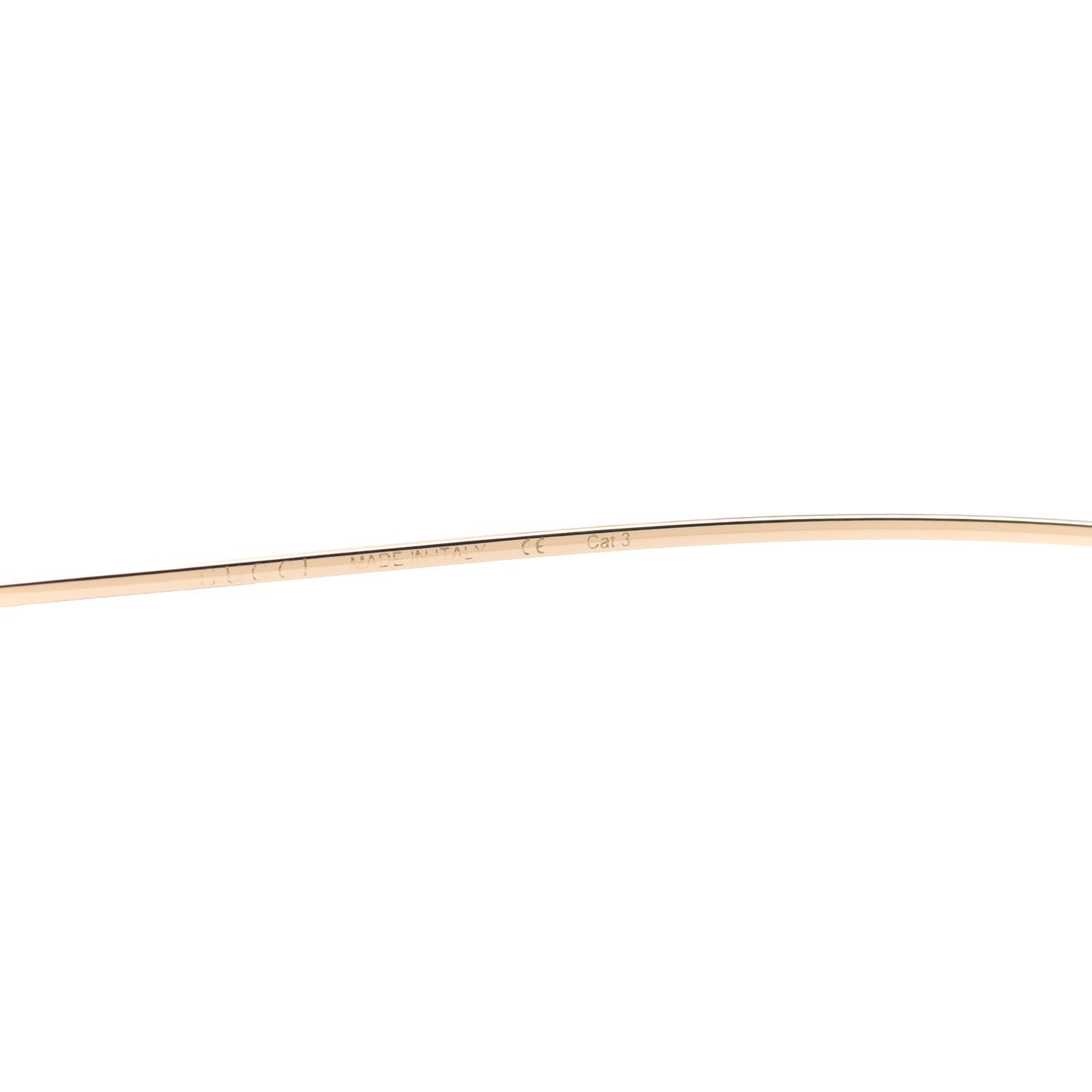Gucci Round Pearl Tip Sunglasses GG0253SA Gold 6 of 6