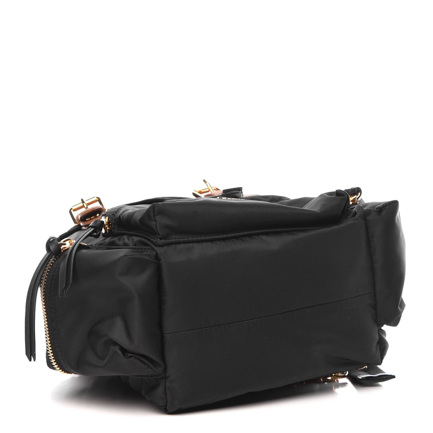Nylon Medium Rucksack Backpack Black