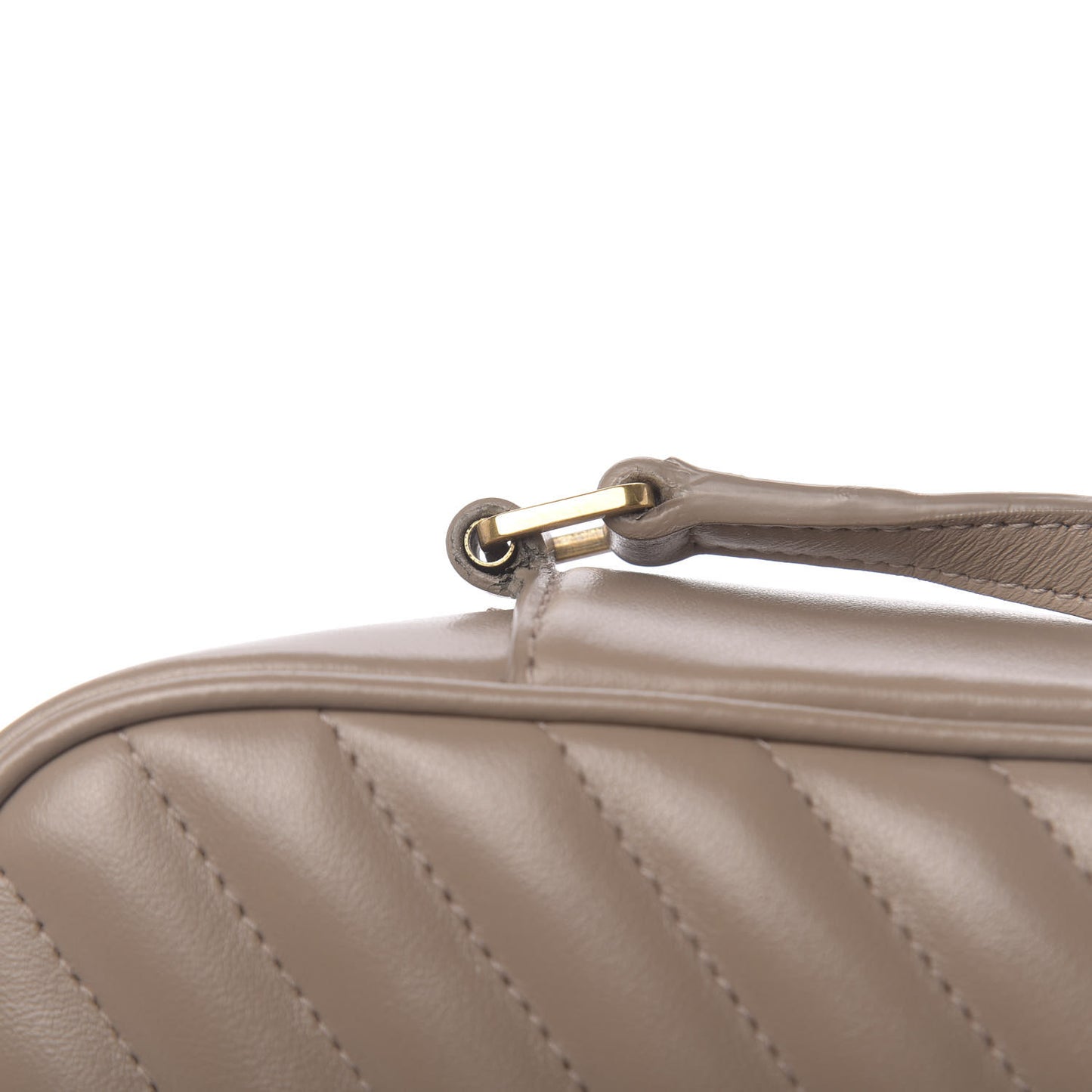Calfskin Matelasse Monogram Lou Camera Bag Dusty Grey