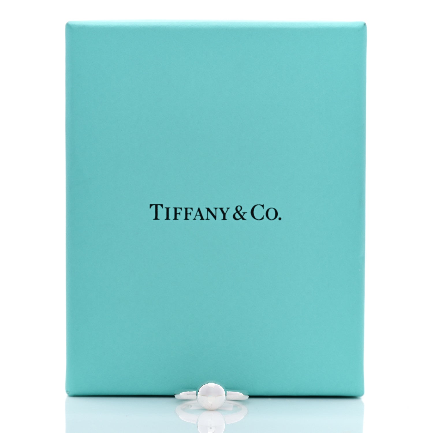 Tiffany Sterling Silver 8mm Hardwear Ball Ring 47 4 6 of 6