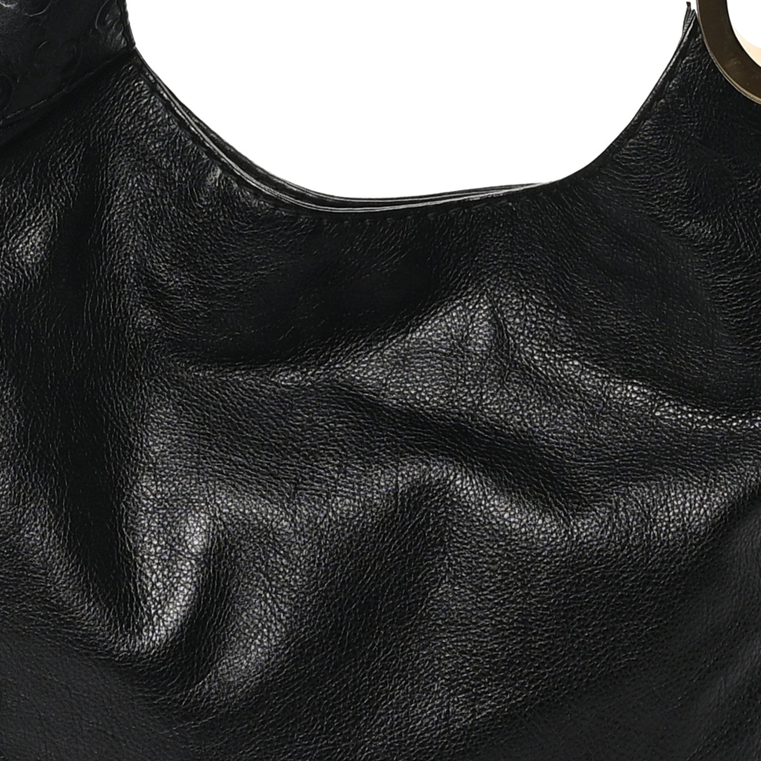 Gucci Guccissima Medium Charlotte Hobo Black 8 of 12