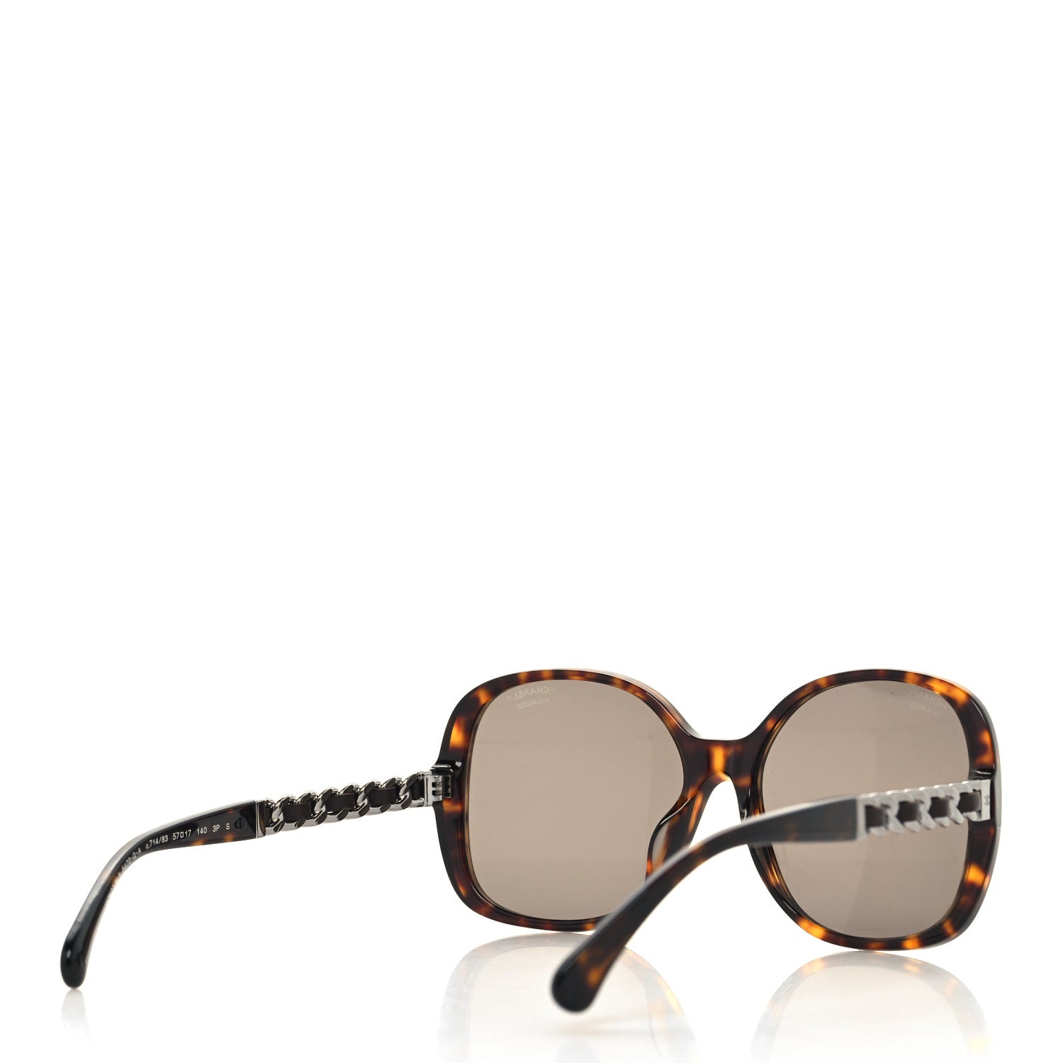 Chanel Acetate Chain Sunglasses 5470-Q-A Dark Havana 4 of 8