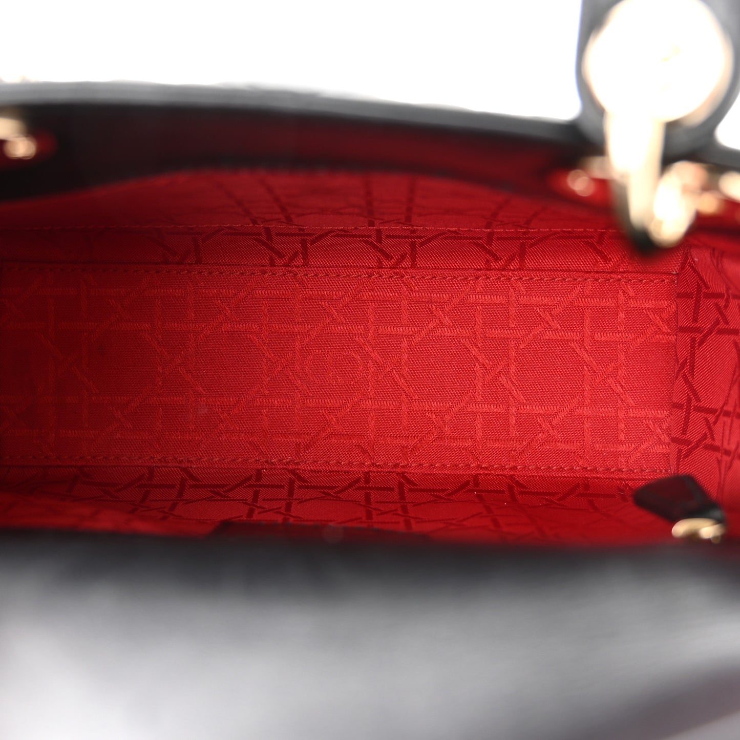 Lambskin Cannage Small My ABCDior Lady Dior Black