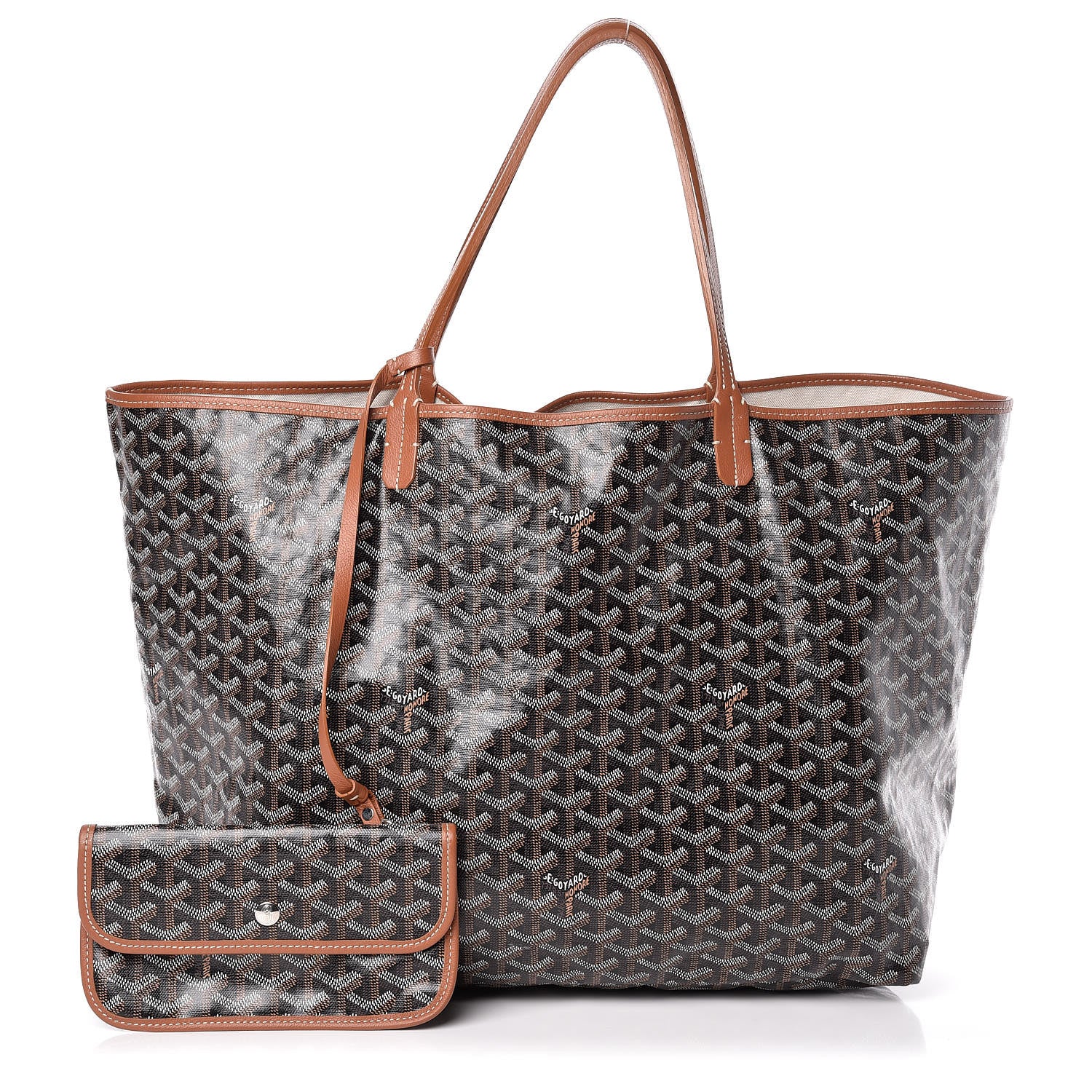 Goyard Goyardine Saint Louis GM Black Gold 1 of 11