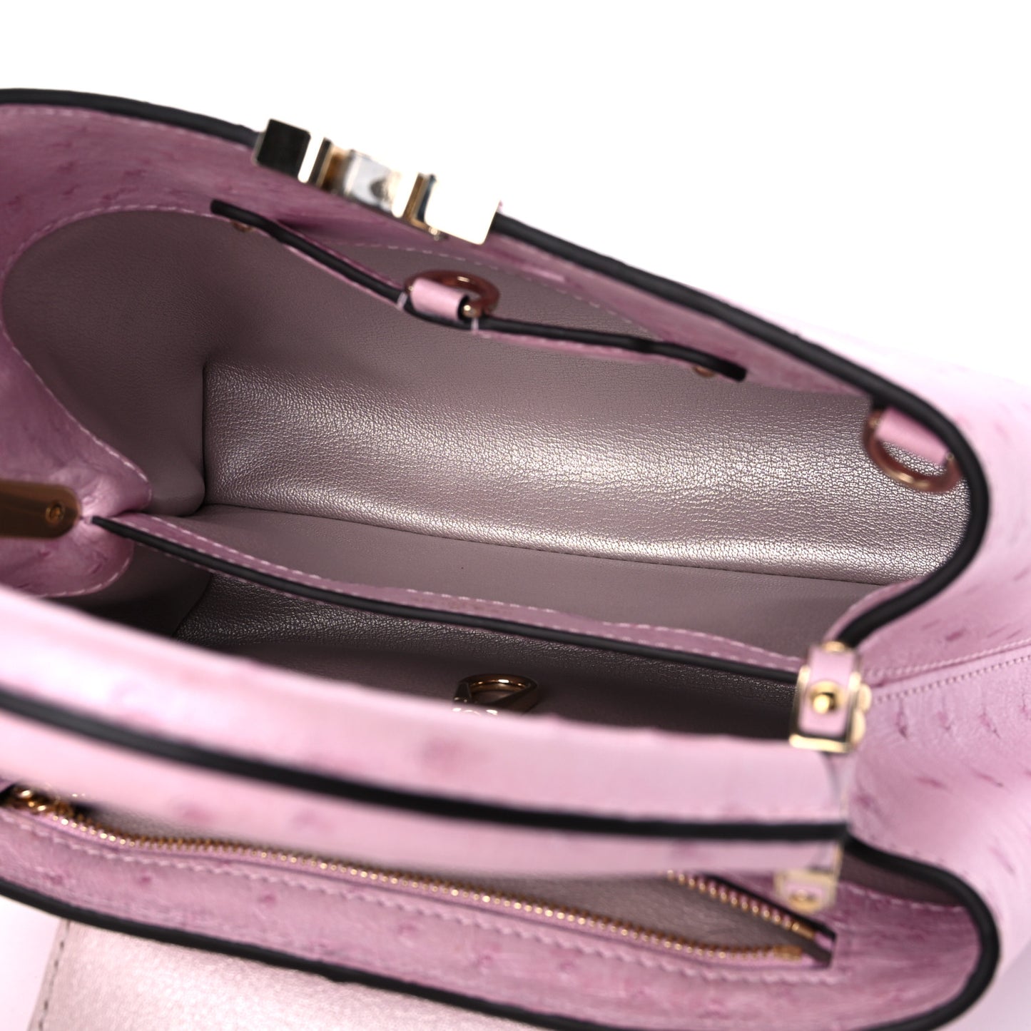 Ostrich Capucines BB Pear