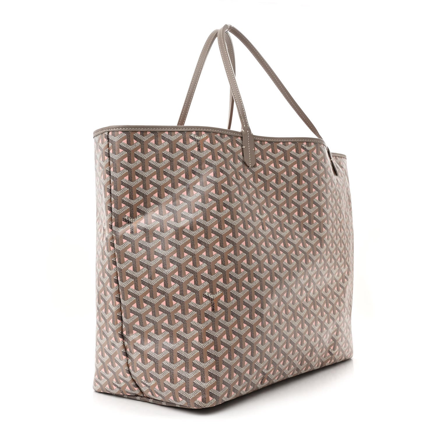 Goyard Goyardine Saint Louis Claire Voie GM Grege Powder Pink 4 of 11