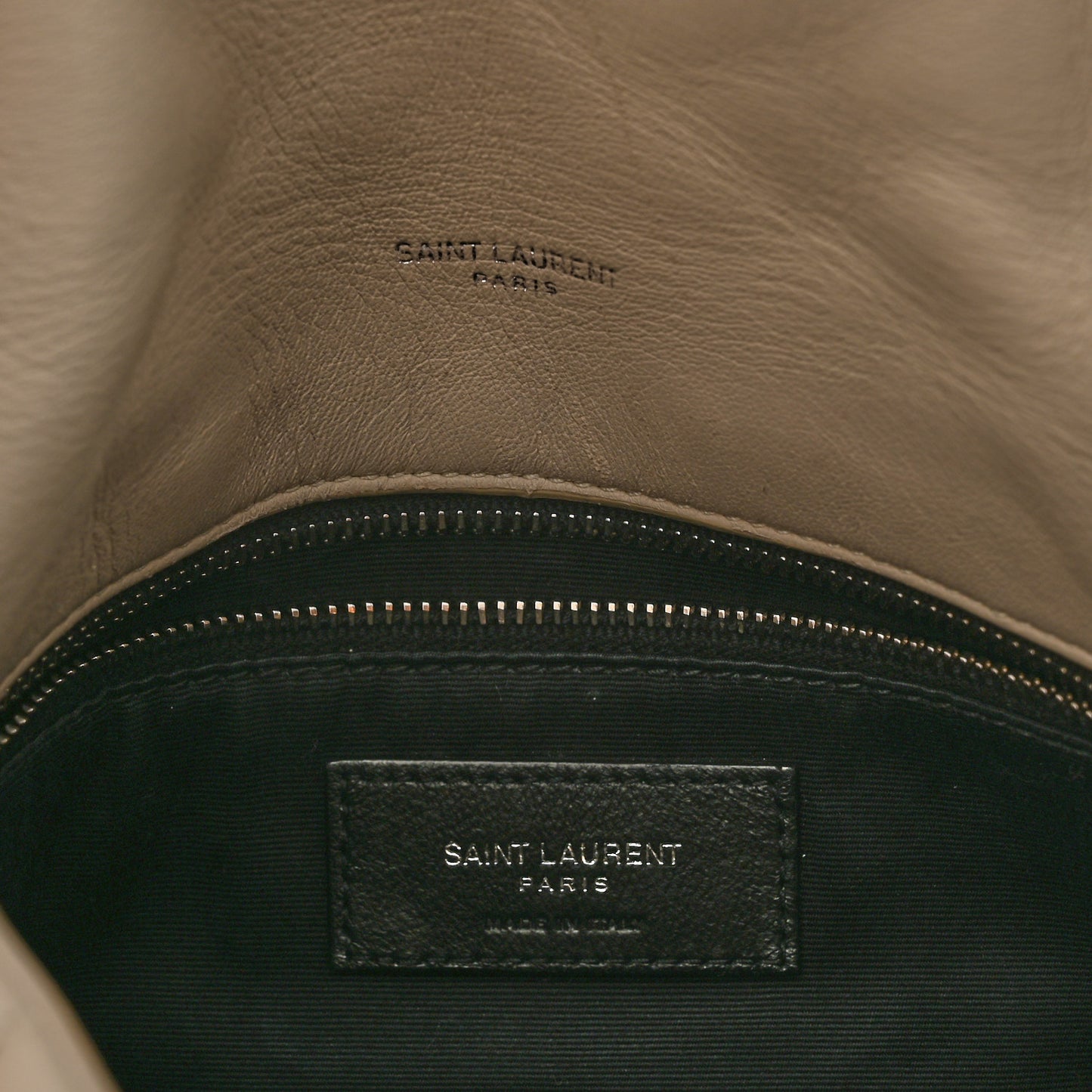 Lambskin Quilted Small Loulou Puffer Monogram Chain Satchel Blanc Vintage
