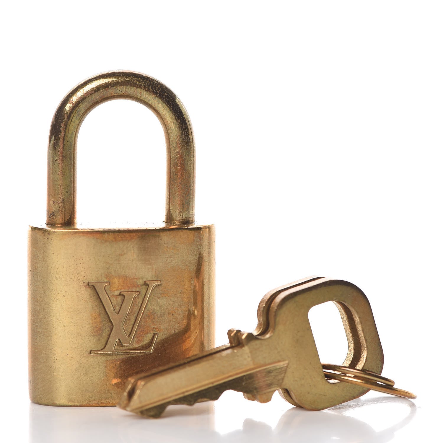 Louis Vuitton Brass Lock and Key Set #315 1 of 3