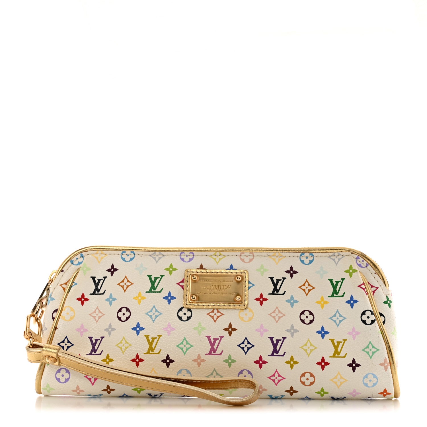 Louis Vuitton Monogram Multicolor Kate Clutch White 1 of 11