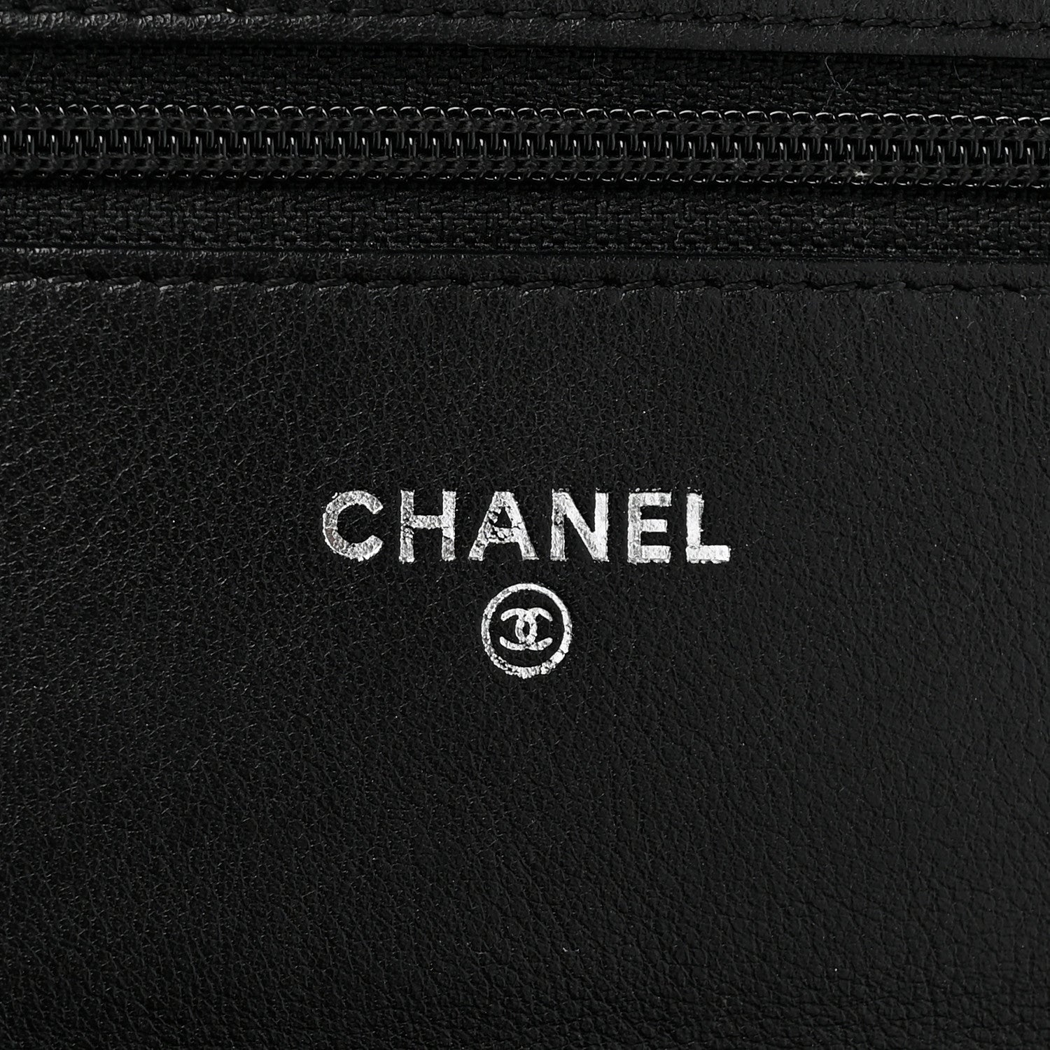 Chanel Glazed Calfskin Boy Wallet On Chain WOC Black 8 of 16