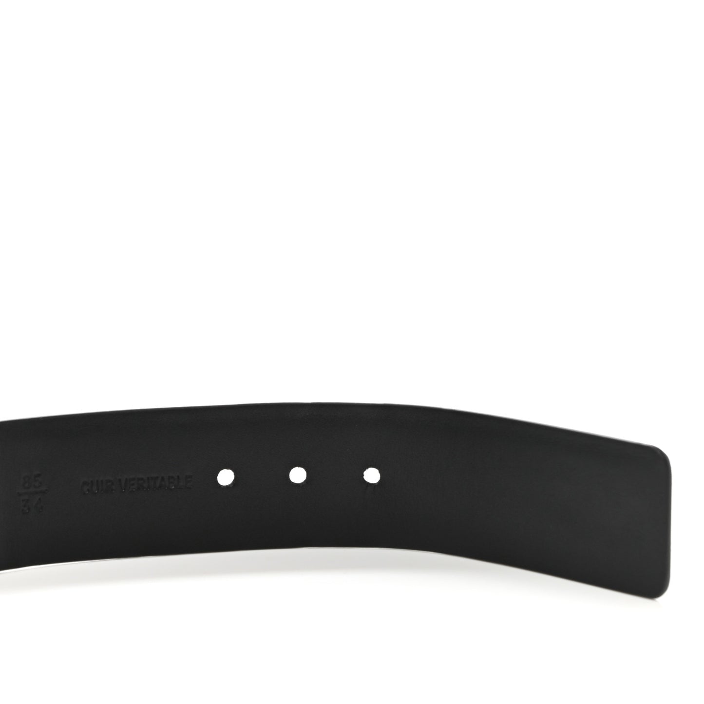 Suede Crystal CC Belt 85 34 Black