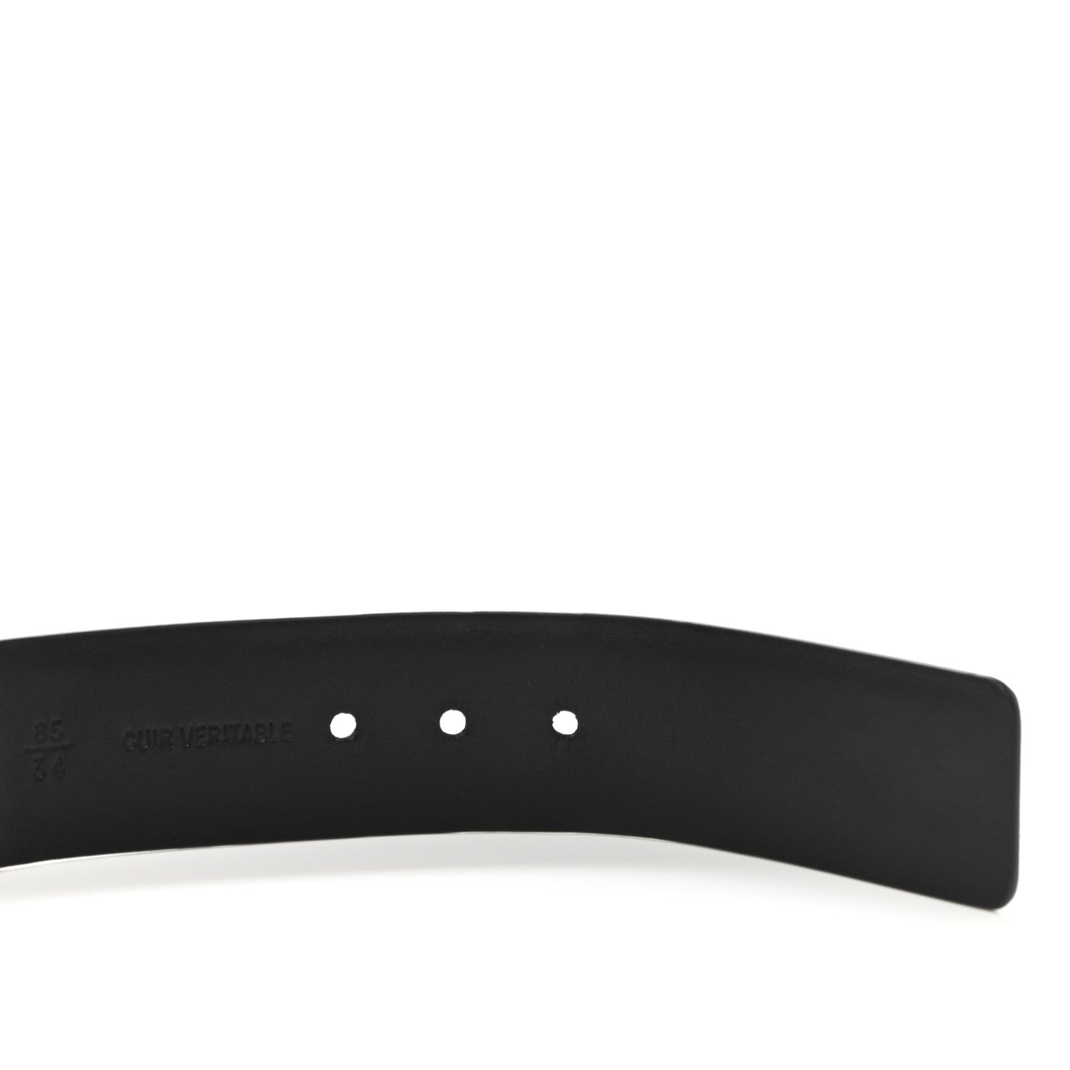 Chanel Suede Crystal CC Belt 85 34 Black 5 of 8
