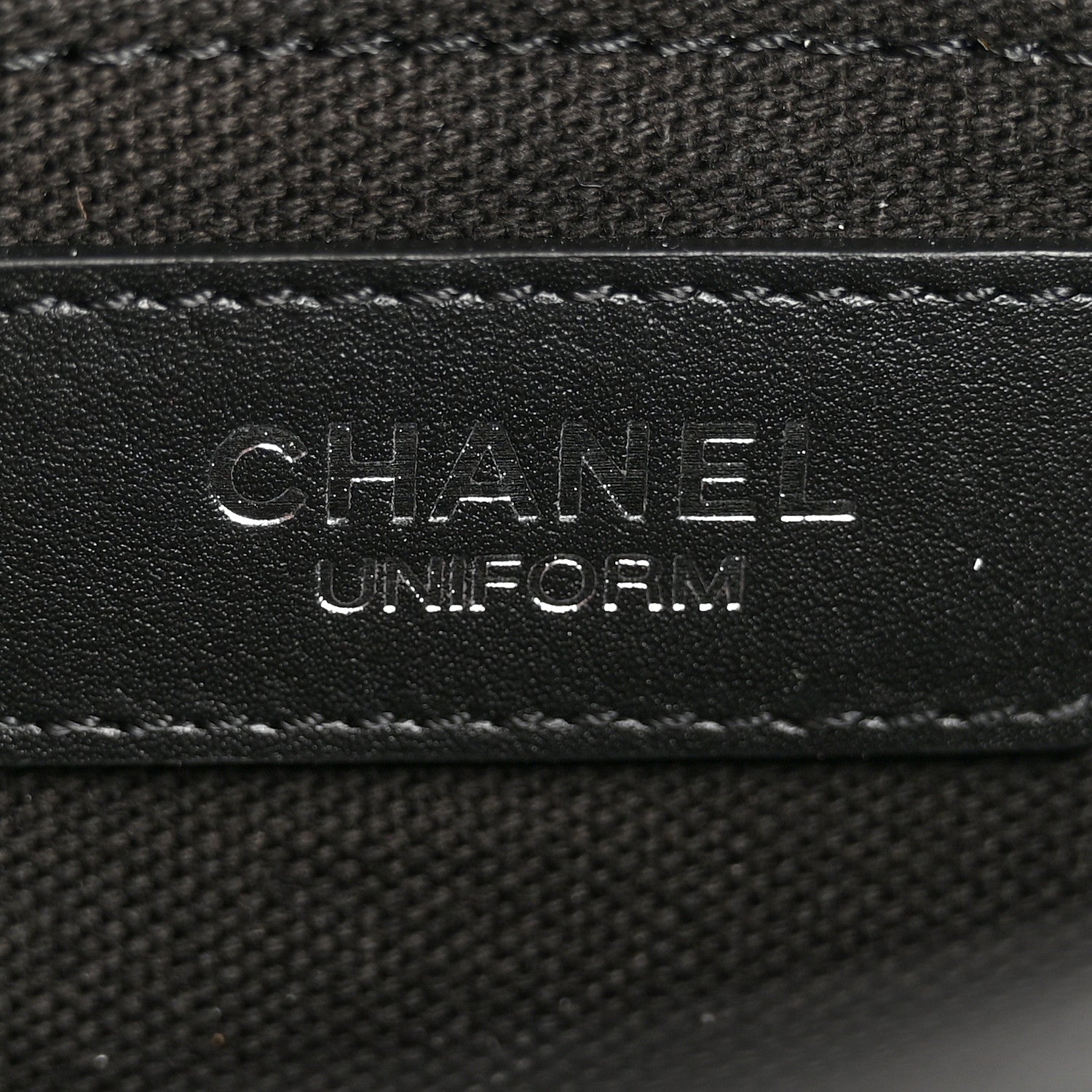 Chanel Calfskin Quilted CC Uniform Flap Belt Bag Black 6 of 10