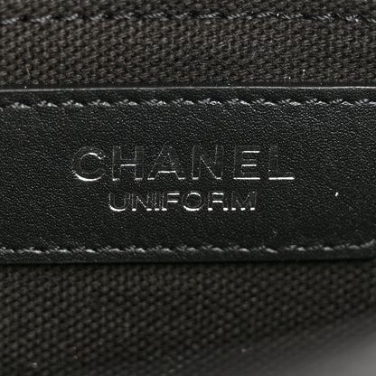 Chanel Calfskin Quilted CC Uniform Flap Belt Bag Black 6 of 10