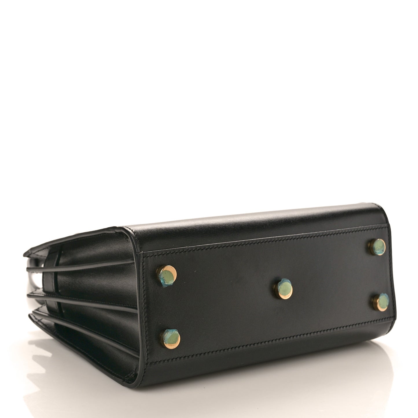 SAINT LAURENT Calfskin Nano Sac De Jour Black