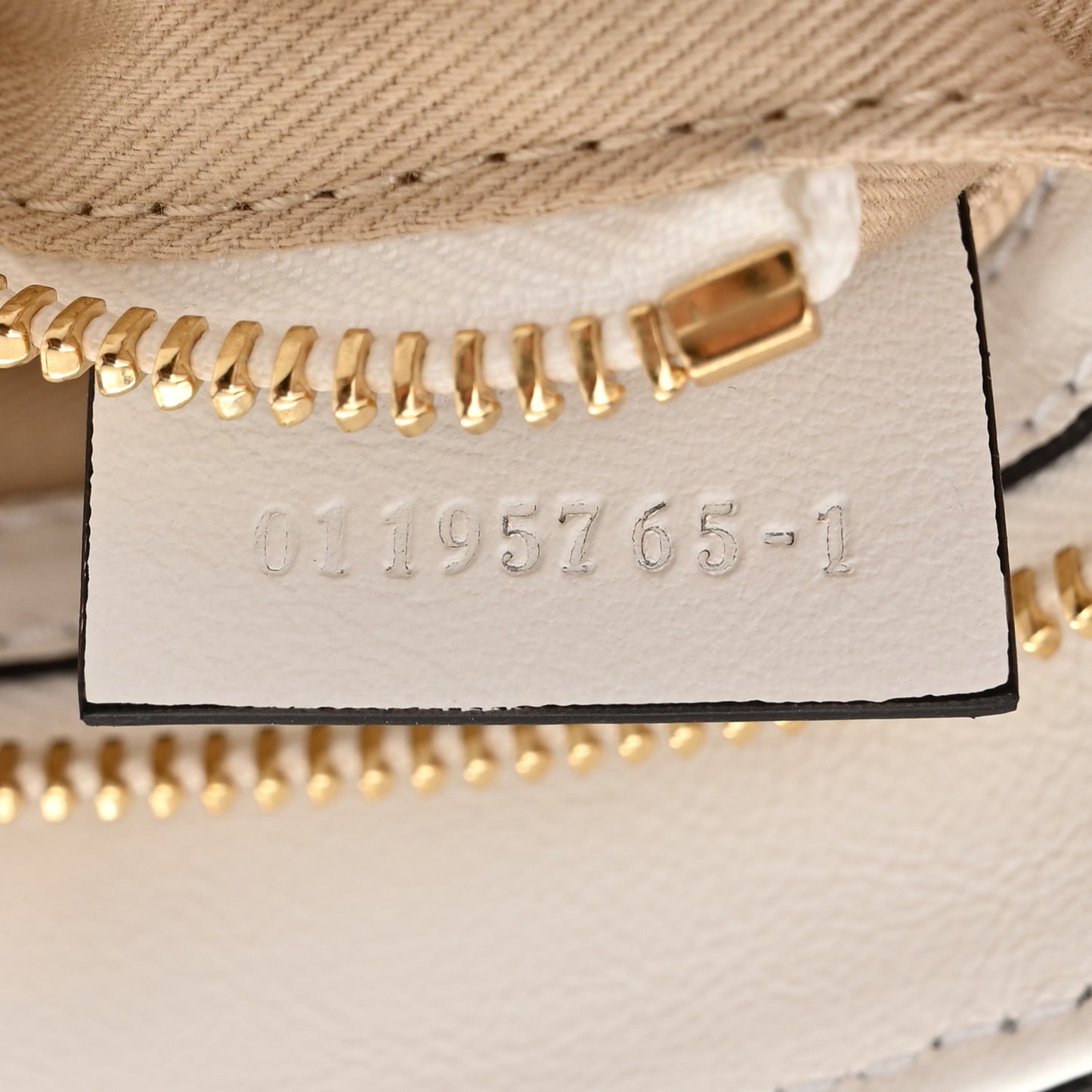 Calfskin Crocodile Embossed Small C Double Carry Bag Brilliant White