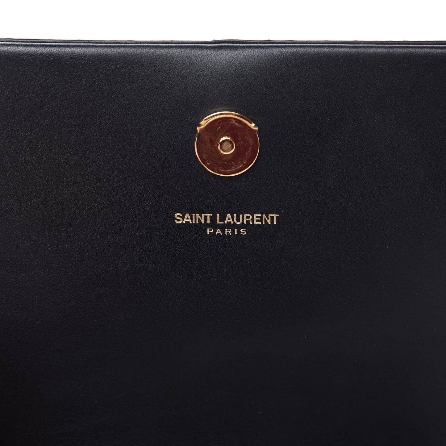 Calfskin Small Classic Monogram Kate Tassel Satchel Black