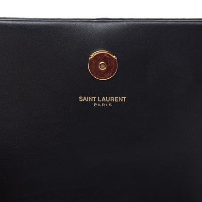 Saint Laurent Calfskin Small Classic Monogram Kate Tassel Satchel Black 8 of 10