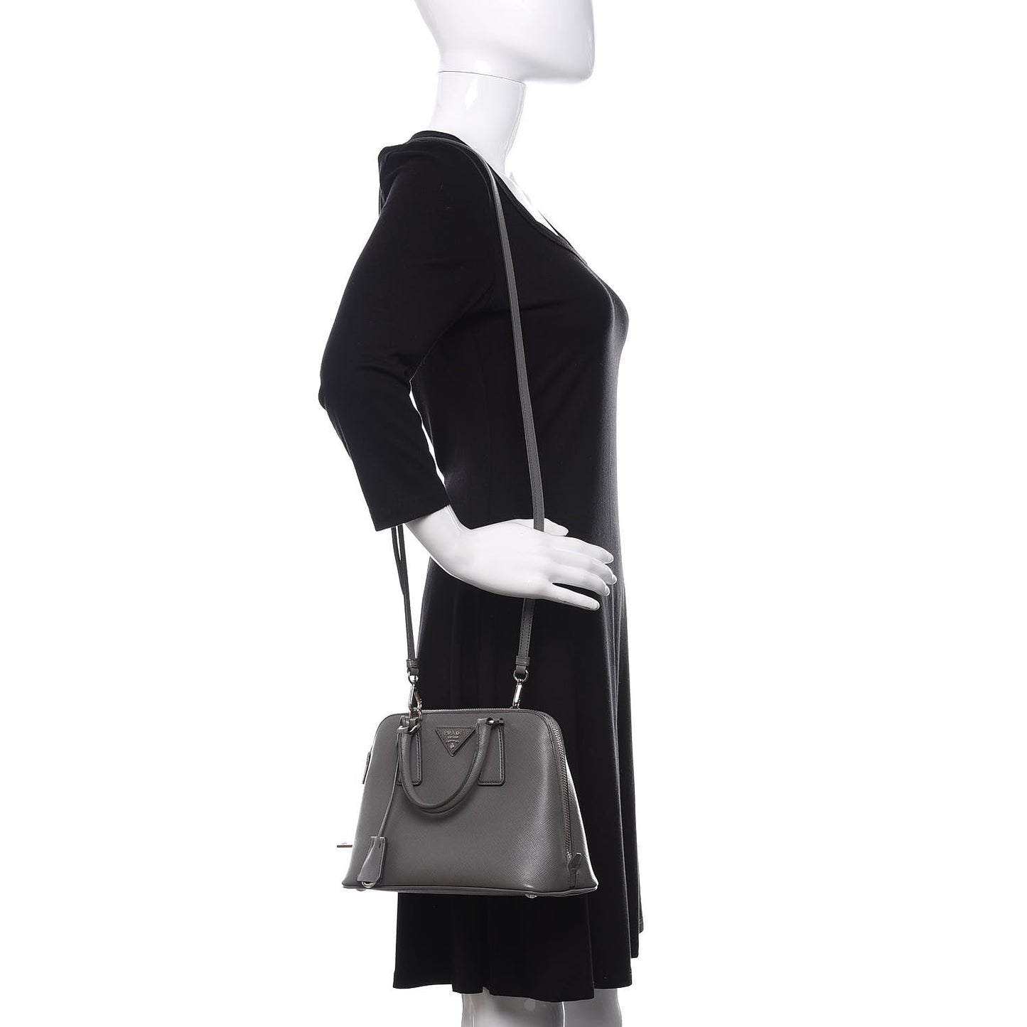 Saffiano Lux Small Promenade Tote Marmo