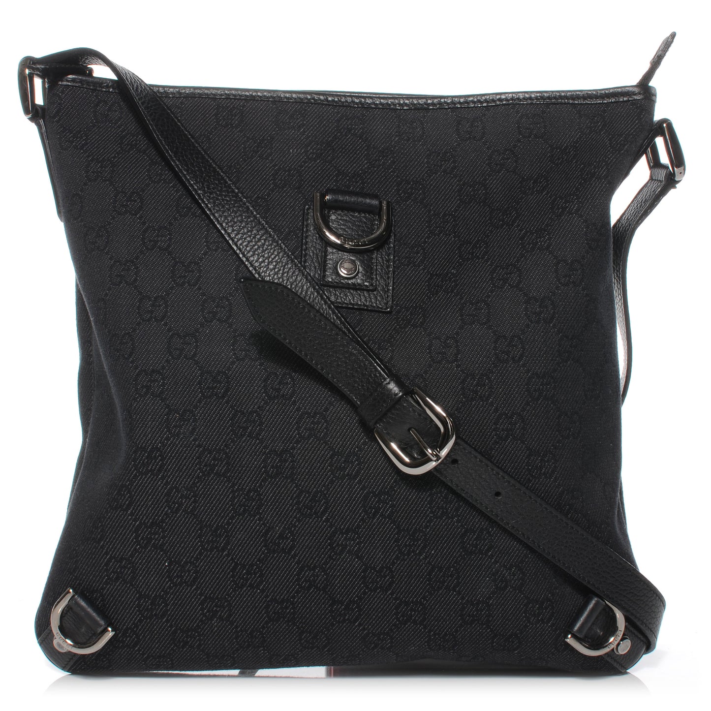Monogram Abbey Messenger Bag Black