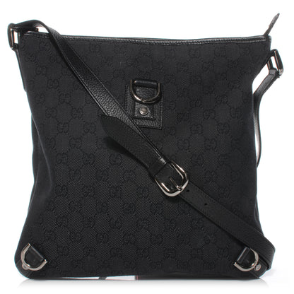 Gucci Monogram Abbey Messenger Bag Black 1 of 8
