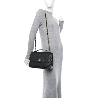 Chanel Caviar Quilted Large Business Affinity Flap Black 2 of 11