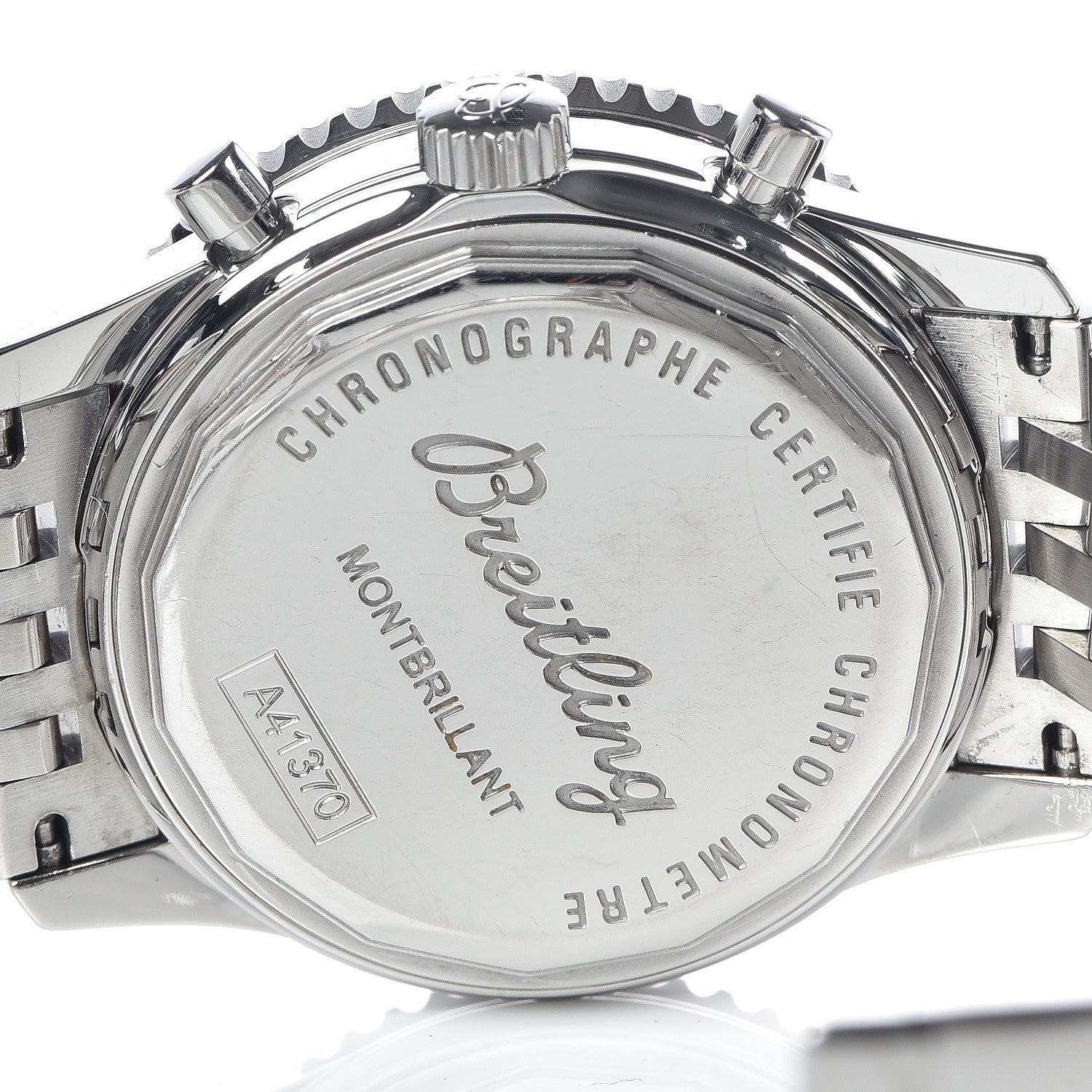 Breitling Stainless Steel 38mm Navitimer Montbrillant Chronograph Automatic Watch A41330 10 of 12
