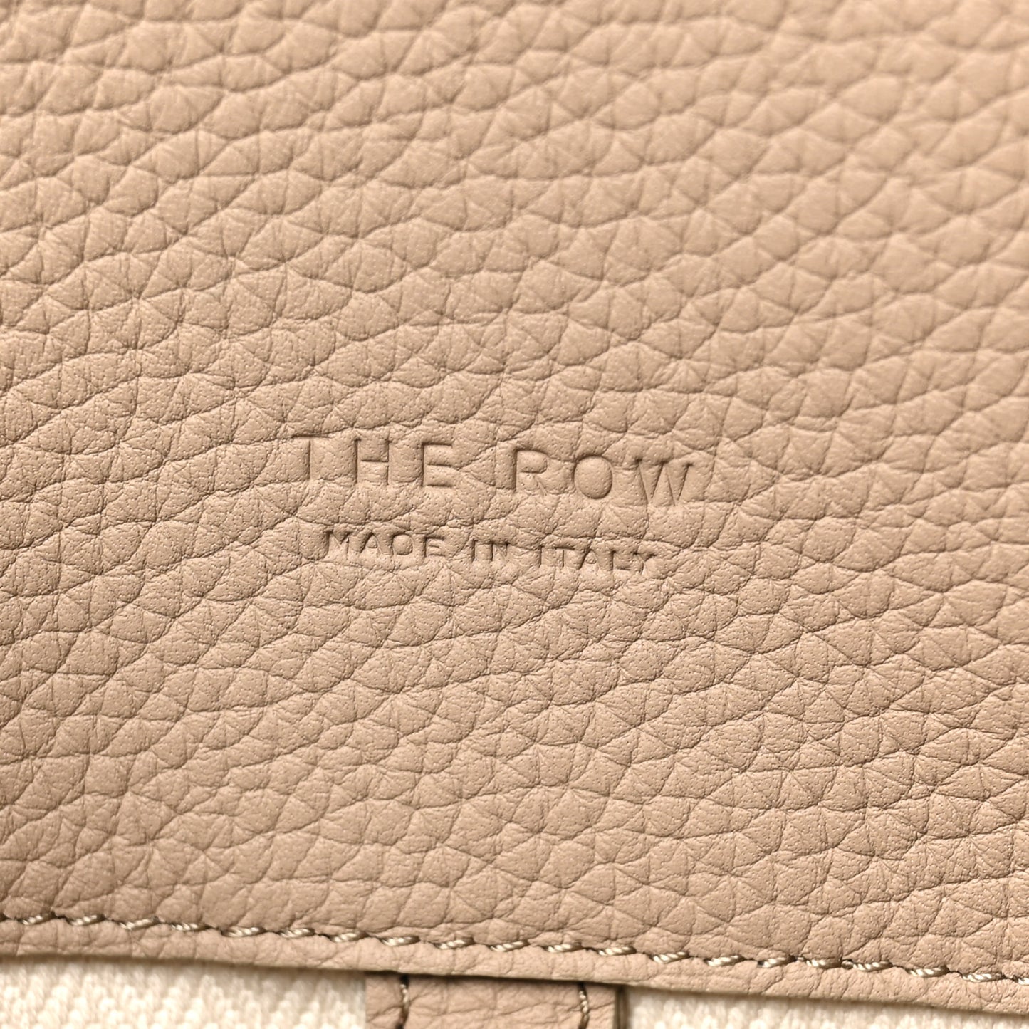 Matte Grained Calfskin Soft Margaux 12 Dark Taupe