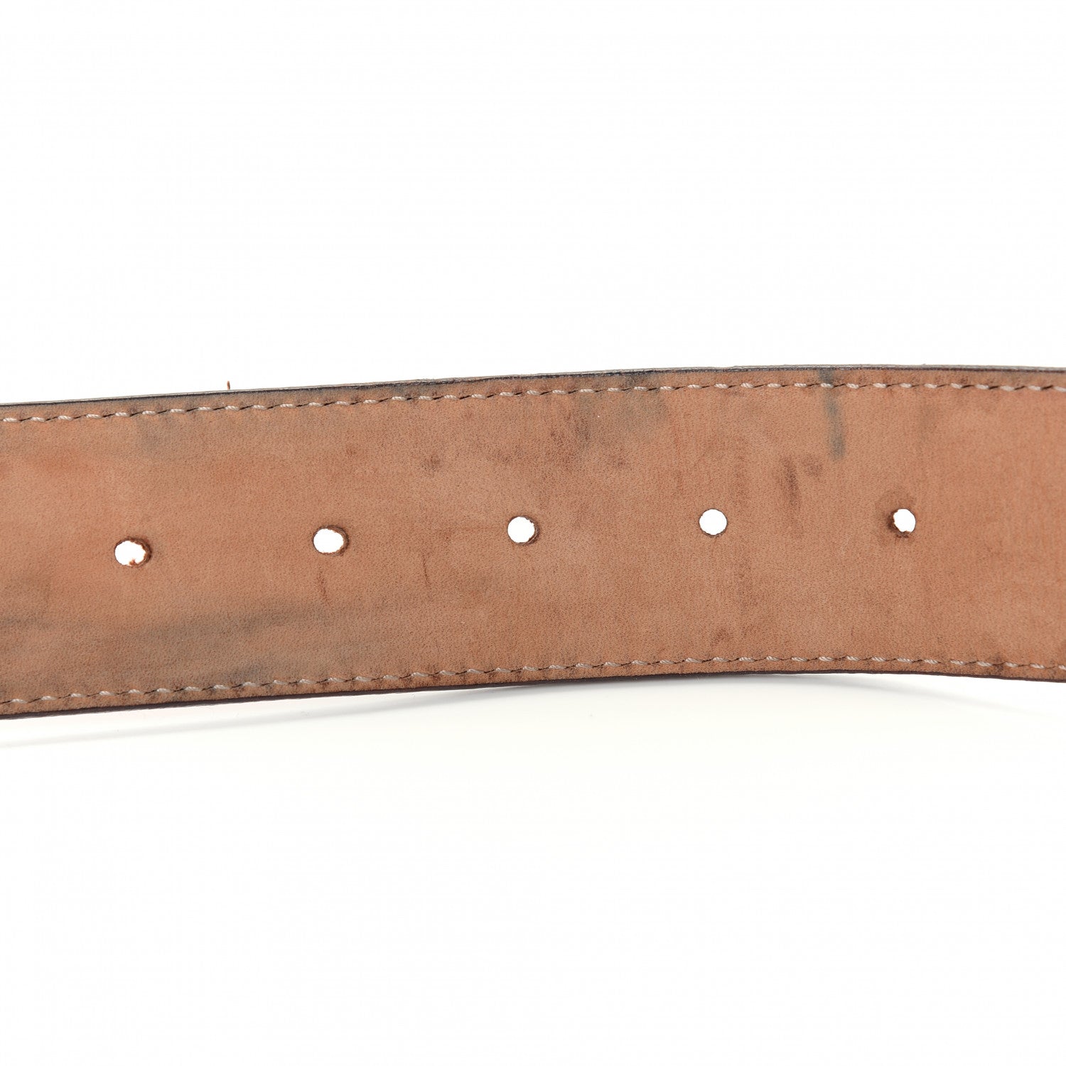 Gucci Imprime Monogram Interlocking G Belt 90 36 Pink 4 of 5