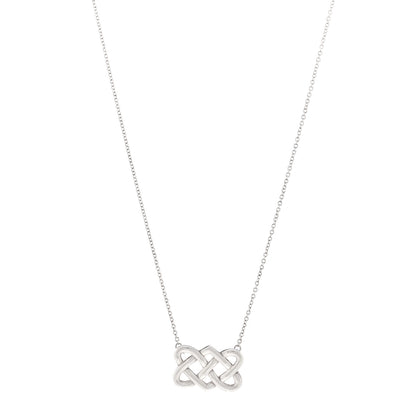 Tiffany Sterling Silver Paloma Picasso Celtic Knot Pendant Necklace 1 of 4
