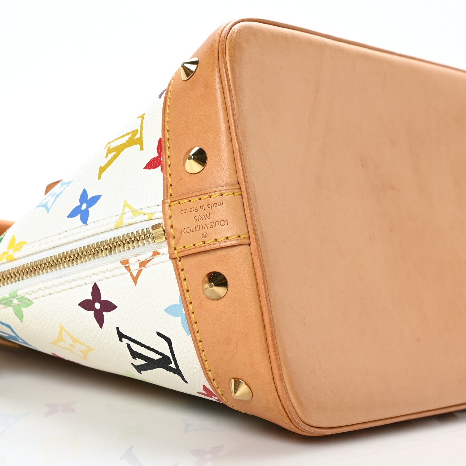Louis Vuitton Monogram Multicolor Alma White 8 of 10